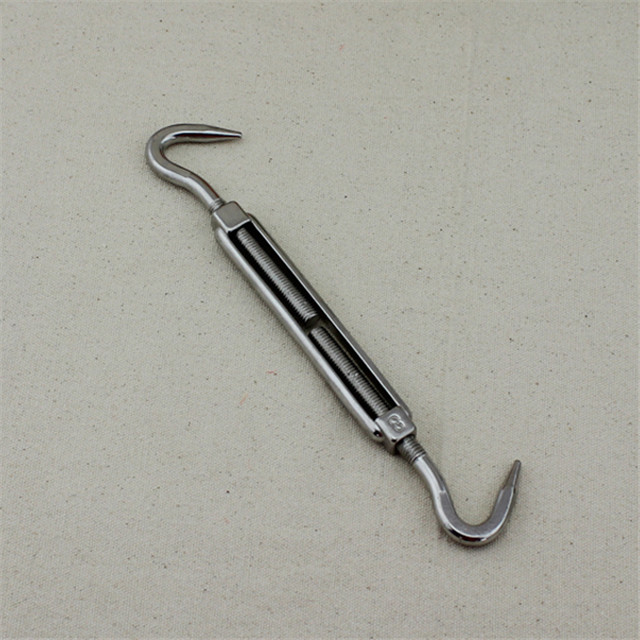 Stainless Steel European Open Body Turnbuckle Hook And Hook M4 - M20