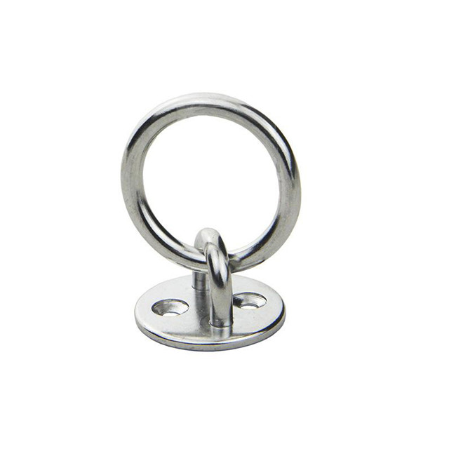 Stainless Steel Round Eye Plate With Ring M4 - M20