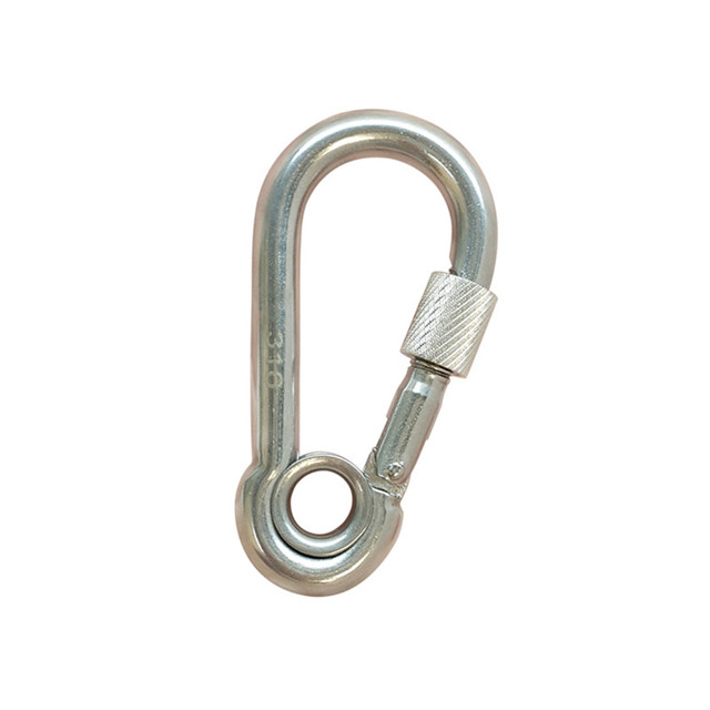 Stainless Steel Carabiner Hook With Eyelet M4 - M20