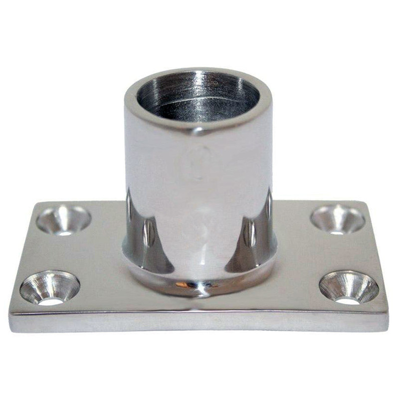 stainless steel marine retangular base-90°