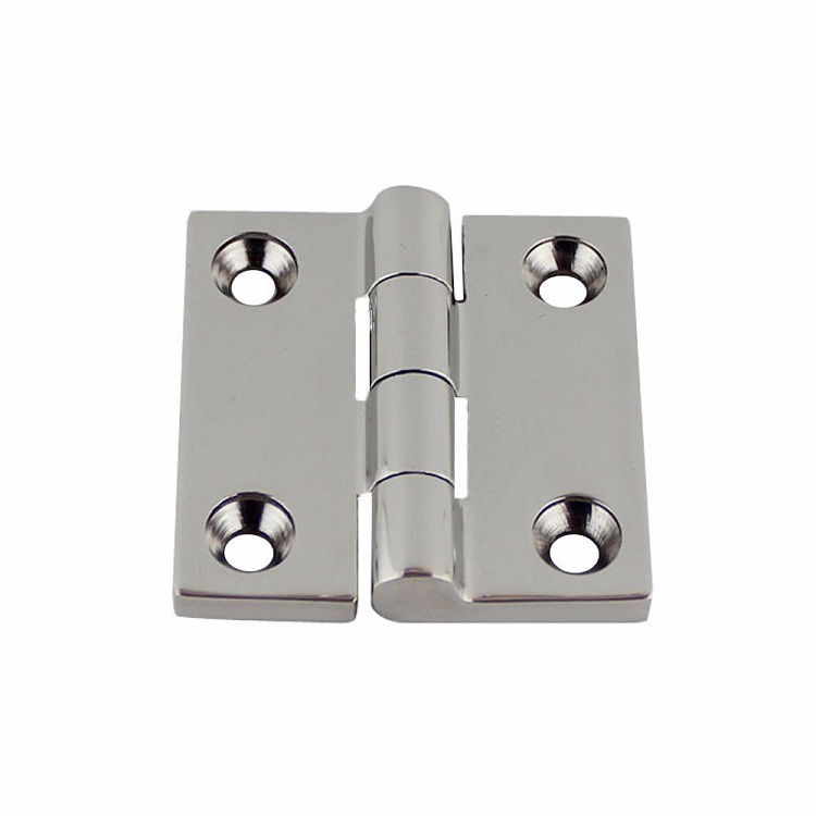 Stainless Steel Marine Solid Cast Square Cabin Hinge-2