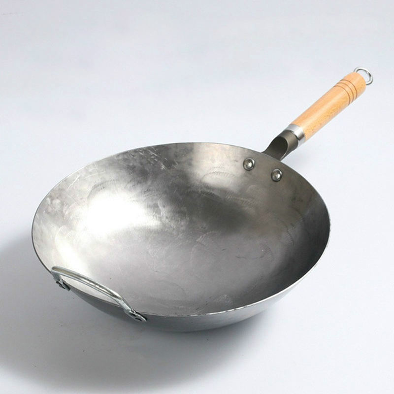 Chinese Traditional Carbon Steel Wok Hand Hammered Carbon Steel Wok - 副本